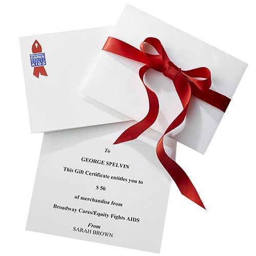 Gift Certificates Broadway Cares Online Store